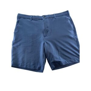 Callaway Mens Blue Performance Golf Shorts Size 40 Flat Front Stretch